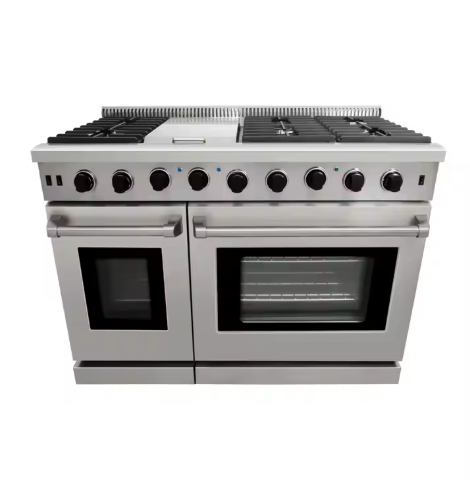 Range Crafters Prescott 48" Gas Range – Double Oven. Double Power. Pure Precision.