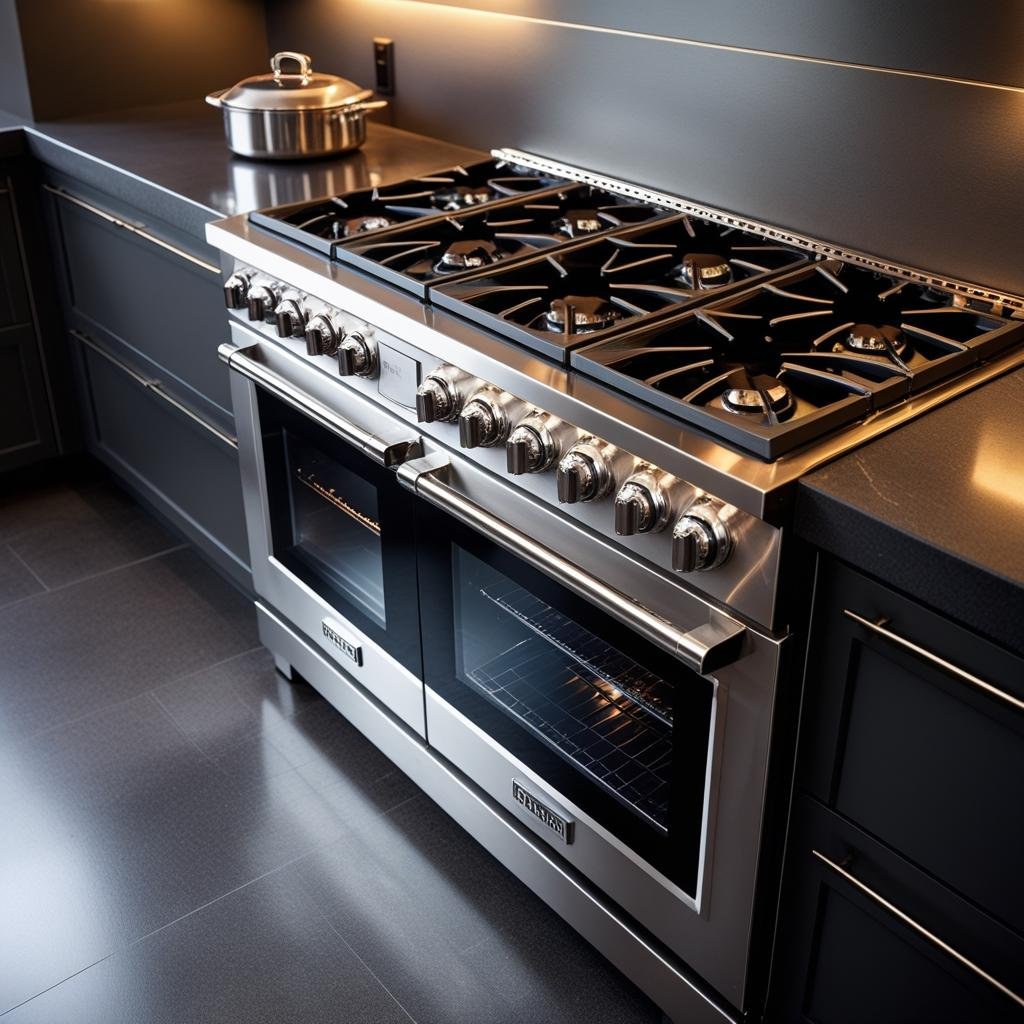 Range Crafters Legacy Steel 60” 7.4 cu. ft. Dual Fuel Range