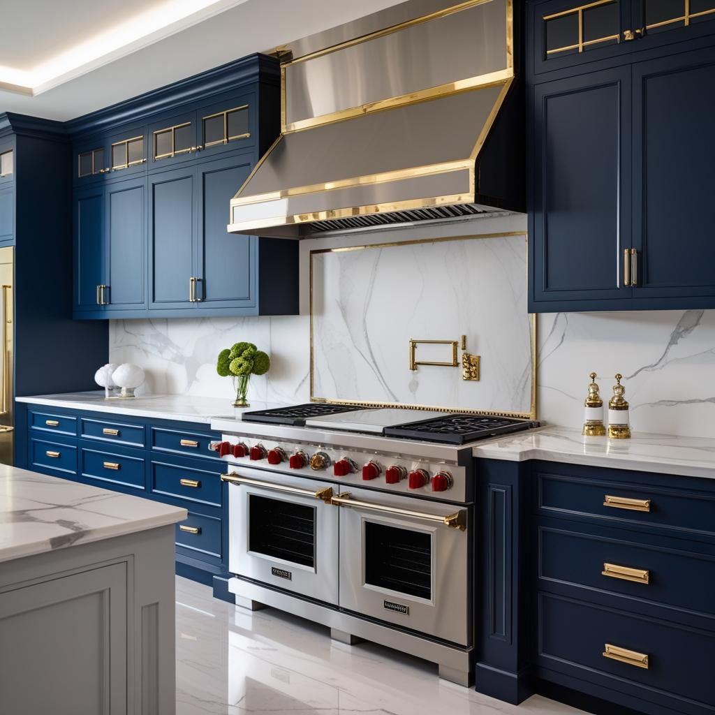 Legacy Flame 60” Dual Fuel Range – Stainless Steel with Gold or Red Accents